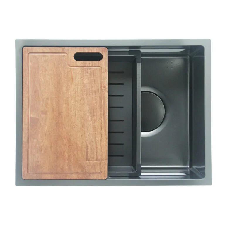 Fidelis FSD-53071NL-BK Embossed Stainless Steel Sink